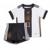 Duitsland Mario Gotze #11 Babykleding Thuisshirt Kinderen WK 2022 Korte Mouwen (+ korte broeken)
